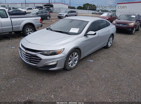 1G1ZD5ST9MF053131 2021 CHEVROLET MALIBU Gray წინა მარცხენა ხედი სამი მეოთხედიდან