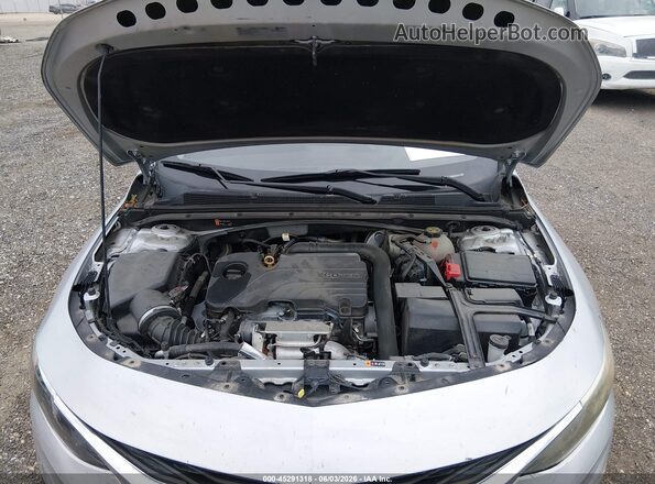 1G1ZD5ST9MF053131 2021 CHEVROLET MALIBU Gray უკანა ხედი