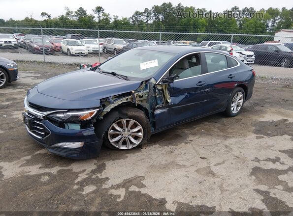1G1ZD5ST9NF101227 2022 CHEVROLET MALIBU Dark Blue Передняя левая четверть