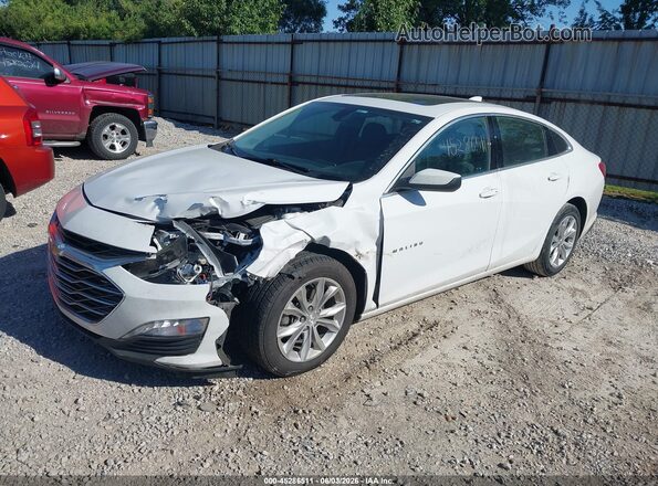 1G1ZD5ST9NF127293 2022 CHEVROLET MALIBU Белый Передняя левая четверть