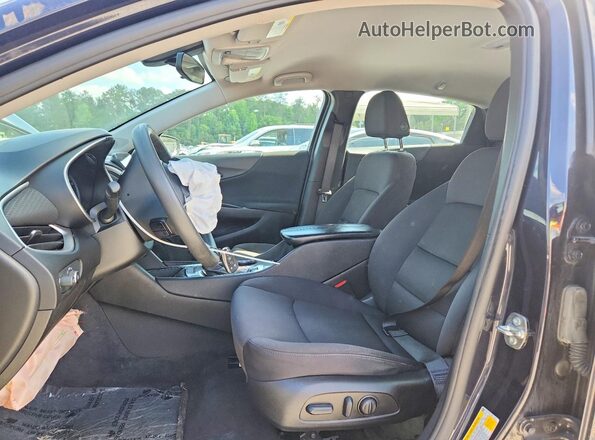 1G1ZD5ST9NF178843 2022 CHEVROLET MALIBU Black Front interior view