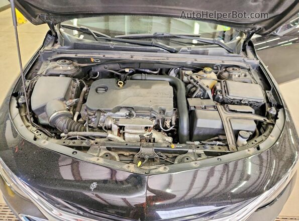 1G1ZD5ST9NF180849 2022 CHEVROLET MALIBU Black Rear interior view