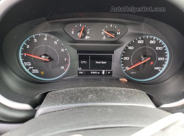 1G1ZD5ST9NF191933 2022 CHEVROLET MALIBU Blue Instrument cluster view
