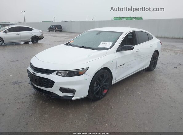 1G1ZD5STXJF186878 2018 CHEVROLET MALIBU White წინა მარცხენა ხედი სამი მეოთხედიდან
