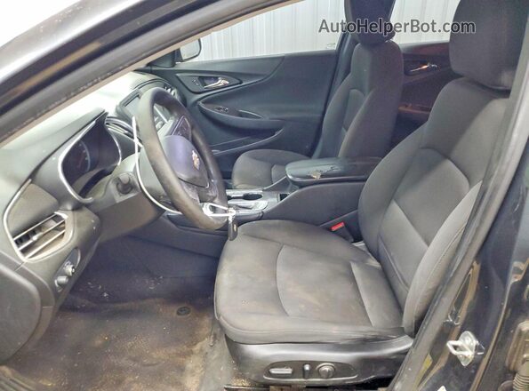1G1ZD5STXJF246609 2018 CHEVROLET MALIBU Gray Front interior view