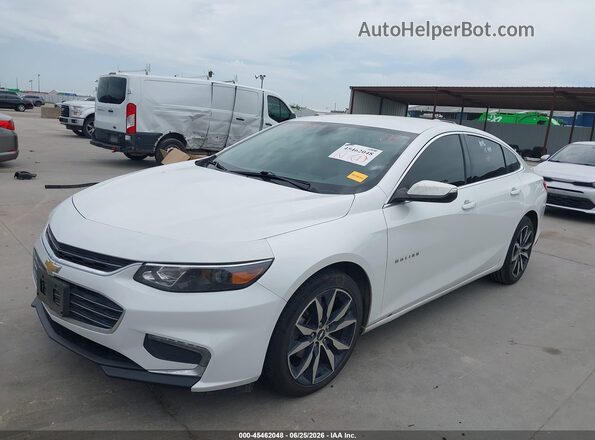 1G1ZD5STXJF274085 2018 CHEVROLET MALIBU White Front left