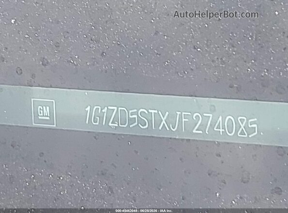 1G1ZD5STXJF274085 2018 CHEVROLET MALIBU White 