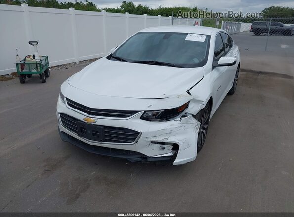 1G1ZD5STXJF288259 2018 CHEVROLET MALIBU White Przód lewy