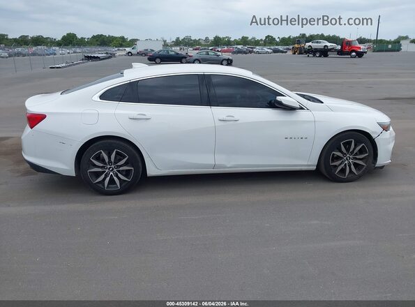 1G1ZD5STXJF288259 2018 CHEVROLET MALIBU White Widok wnętrza z tyłu