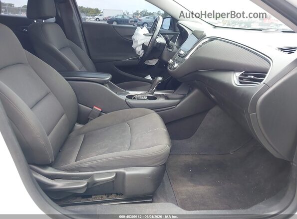1G1ZD5STXJF288259 2018 CHEVROLET MALIBU White Widok wnętrza z przodu