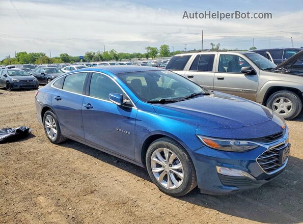 1G1ZD5STXKF158743 2019 CHEVROLET MALIBU Синий Передняя правая четверть