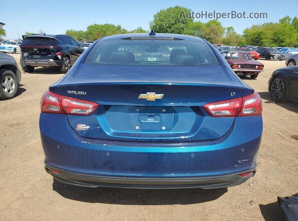 1G1ZD5STXKF158743 2019 CHEVROLET MALIBU Синий Вид сзади