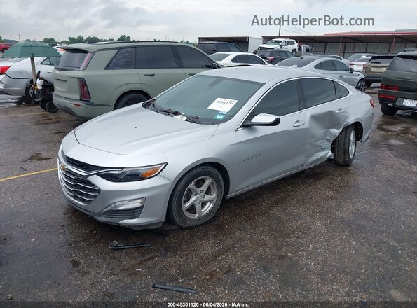 1G1ZD5STXKF168138 2019 CHEVROLET MALIBU Серебряный Передняя левая четверть