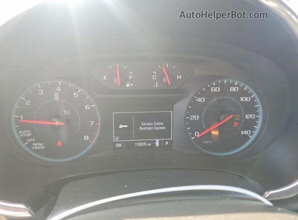 1G1ZD5STXLF026874 2020 CHEVROLET MALIBU Black Սարքավորումների վահանակի տեսք