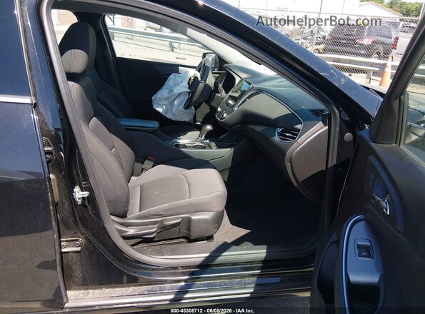 1G1ZD5STXLF091384 2020 CHEVROLET MALIBU Черный Вид салона спереди