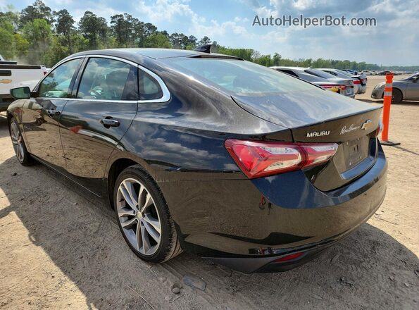 1G1ZD5STXMF067345 2021 CHEVROLET MALIBU Black Rear left
