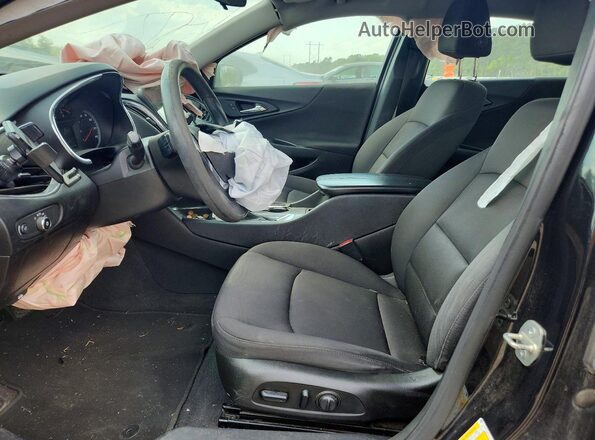 1G1ZD5STXMF067345 2021 CHEVROLET MALIBU Black Front interior view