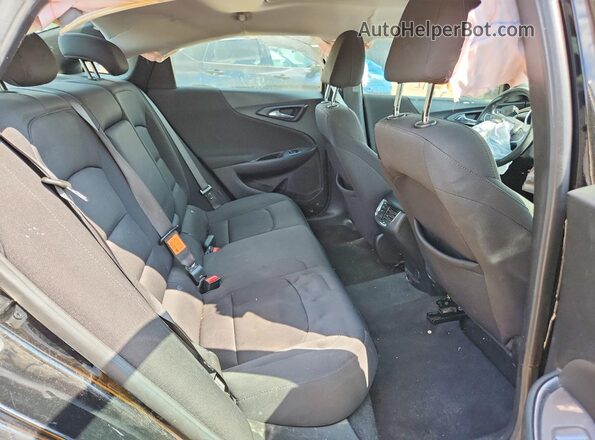 1G1ZD5STXMF067345 2021 CHEVROLET MALIBU Black Rear seats view