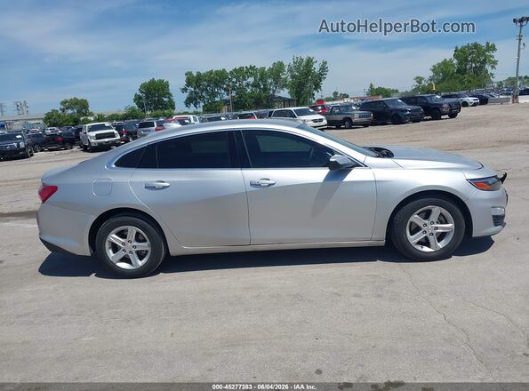 1G1ZD5STXNF132115 2022 CHEVROLET MALIBU Silver Rear interior view