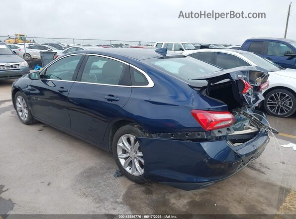 1G1ZD5STXNF174753 2022 CHEVROLET MALIBU Blue Trasero izquierdo