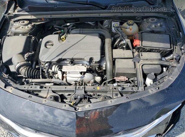 1G1ZD5STXNF177734 2022 CHEVROLET MALIBU Black Вид задньої частини салону