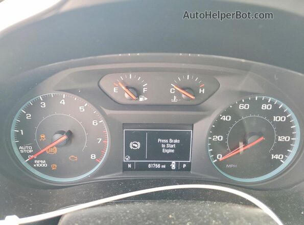 1G1ZD5STXPF186372 2023 CHEVROLET MALIBU White ხელსაწყოთა პანელის ხედი