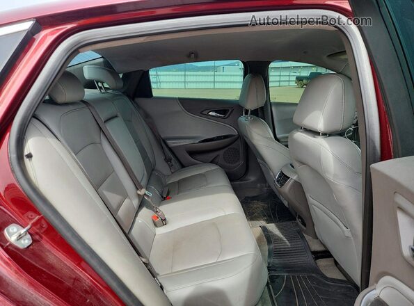 1G1ZE5ST0GF184319 2016 CHEVROLET MALIBU Maroon Rear seats view