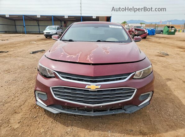 1G1ZE5ST0GF184319 2016 CHEVROLET MALIBU Maroon Front view