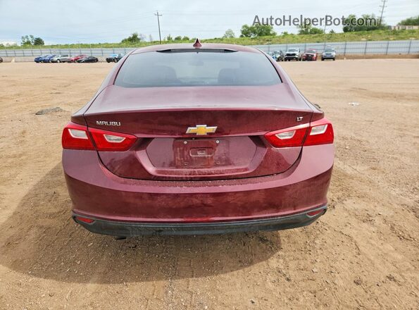 1G1ZE5ST0GF184319 2016 CHEVROLET MALIBU Maroon Rear view