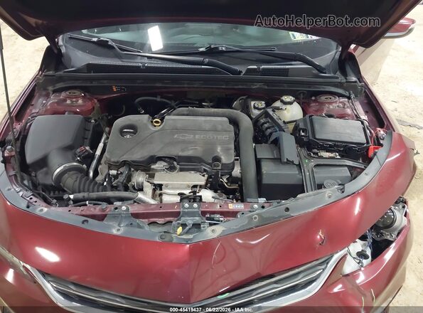 1G1ZE5ST0GF316463 2016 CHEVROLET MALIBU Burgundy Rear view