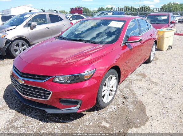 1G1ZE5ST2GF190719 2016 CHEVROLET MALIBU Red წინა მარცხენა ხედი სამი მეოთხედიდან