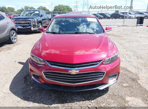 1G1ZE5ST2GF190719 2016 CHEVROLET MALIBU Red ხელსაწყოთა პანელის ხედი