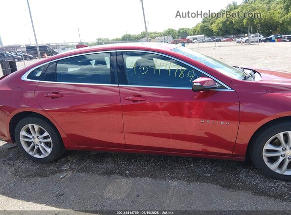 1G1ZE5ST2GF190719 2016 CHEVROLET MALIBU Red უკანა სალონის ხედი