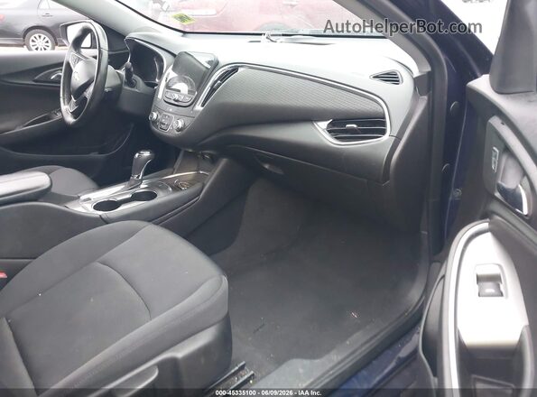 1G1ZE5ST2GF207034 2016 CHEVROLET MALIBU Blue წინა სალონის ხედი
