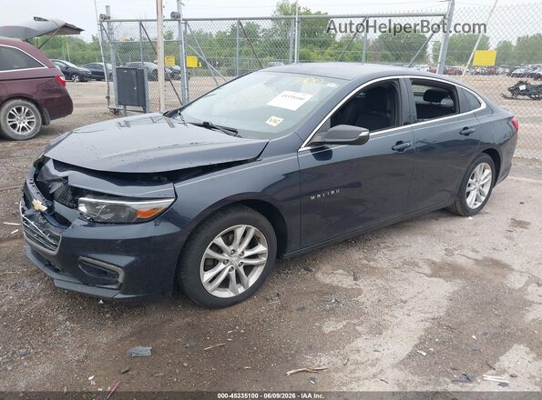 1G1ZE5ST2GF207034 2016 CHEVROLET MALIBU Blue წინა მარცხენა ხედი სამი მეოთხედიდან