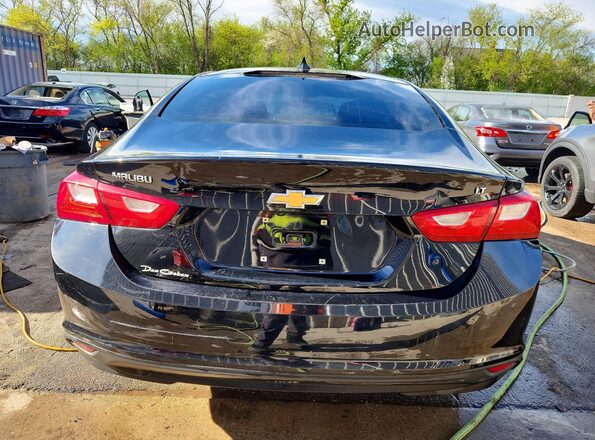 1G1ZE5ST2HF248748 2017 CHEVROLET MALIBU Black Rear view