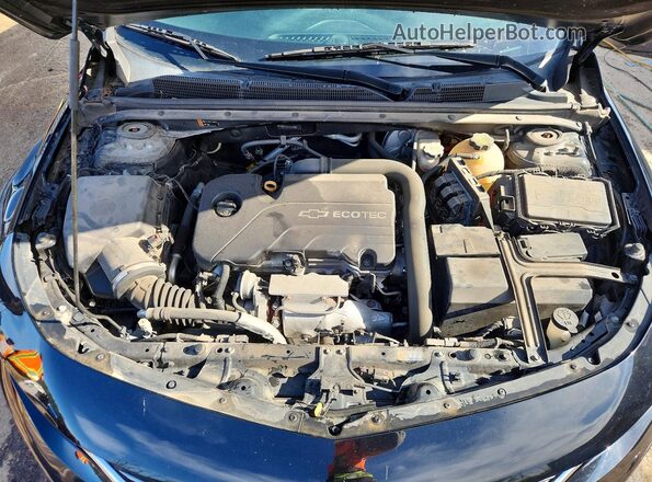 1G1ZE5ST2HF248748 2017 CHEVROLET MALIBU Black Rear interior view