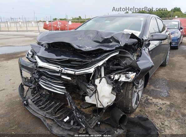 1G1ZE5ST2PF138507 2023 CHEVROLET MALIBU Black წინა მარცხენა ხედი სამი მეოთხედიდან