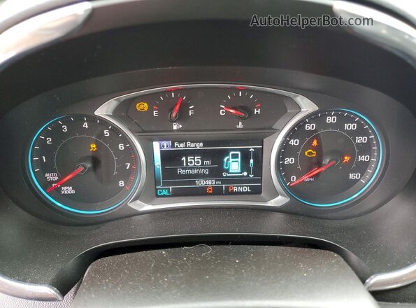 1G1ZE5ST3GF273575 2016 CHEVROLET MALIBU Gray Instrument cluster view