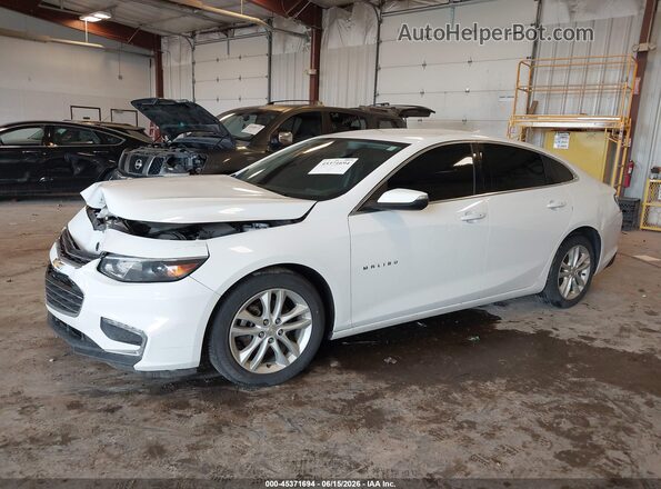 1G1ZE5ST3GF323794 2016 CHEVROLET MALIBU White წინა მარცხენა ხედი სამი მეოთხედიდან