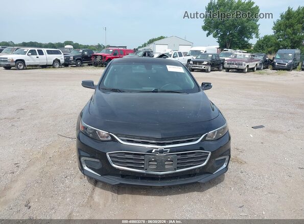1G1ZE5ST3HF210185 2017 CHEVROLET MALIBU Black Widok deski rozdzielczej