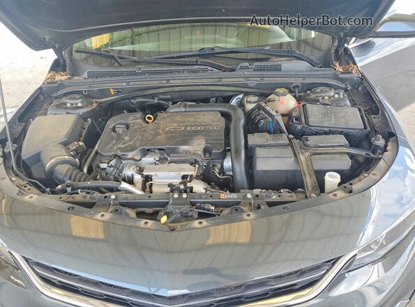 1G1ZE5ST4GF216575 2016 CHEVROLET MALIBU Серый Вид задней части салона