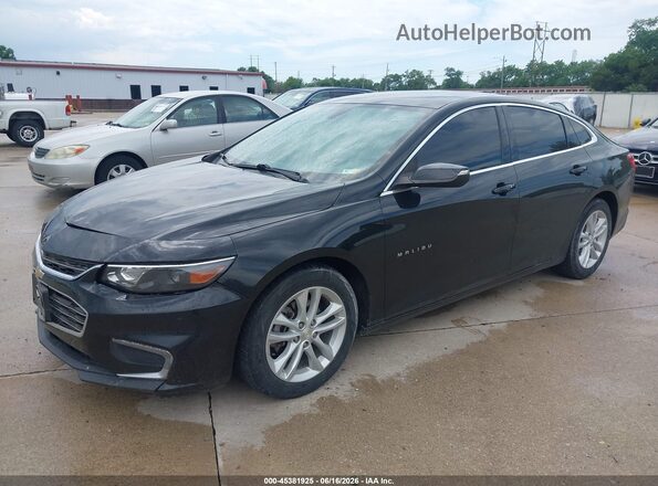 1G1ZE5ST5HF164505 2017 CHEVROLET MALIBU Черный Передняя левая четверть