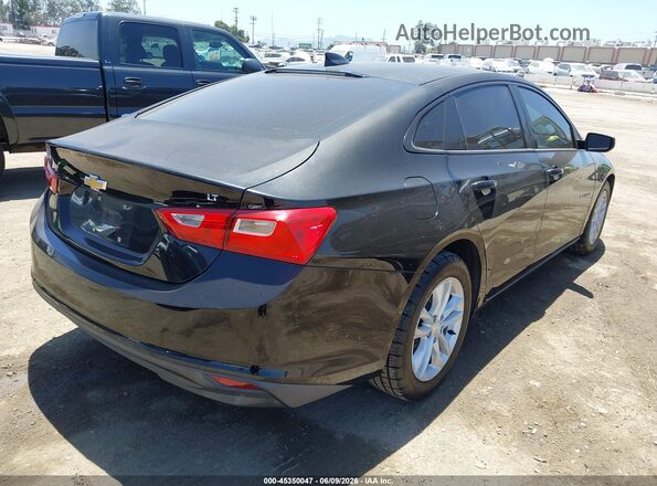 1G1ZE5ST6GF249237 2016 CHEVROLET MALIBU Black 