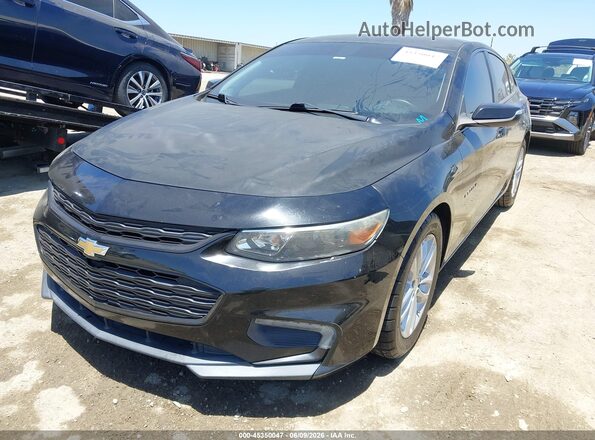 1G1ZE5ST6GF249237 2016 CHEVROLET MALIBU Black 