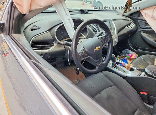 1G1ZE5ST6GF350732 2016 CHEVROLET MALIBU Black Առջևի վահանակի տեսք