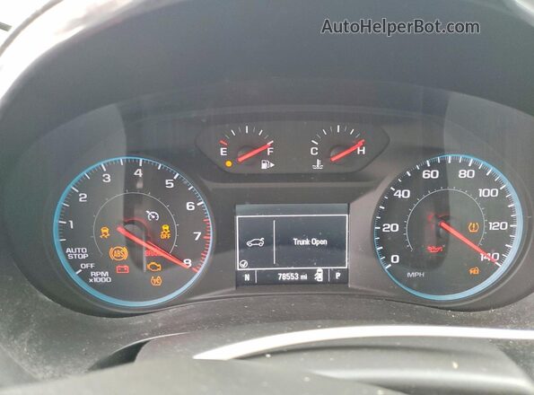 1G1ZE5ST7GF251417 2016 CHEVROLET MALIBU White ხელსაწყოთა პანელის ხედი