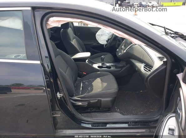 1G1ZE5ST7GF342252 2016 CHEVROLET MALIBU Black წინა სალონის ხედი