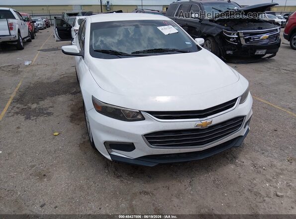 1G1ZE5ST7GF347984 2016 CHEVROLET MALIBU White Առջևի վահանակի տեսք