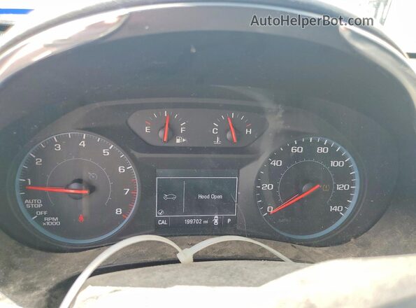 1G1ZE5ST8HF151568 2017 CHEVROLET MALIBU White Vista del cuadro de instrumentos